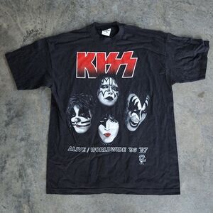 Vintage Kiss Alive Worldwide '96 '97 Tour Got The Best Tee Cronies USA Size XL
